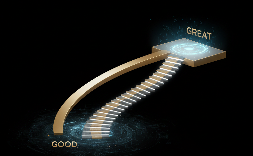 من التميز إلى الريادة: نحو النجاح المستدام في الأعمال